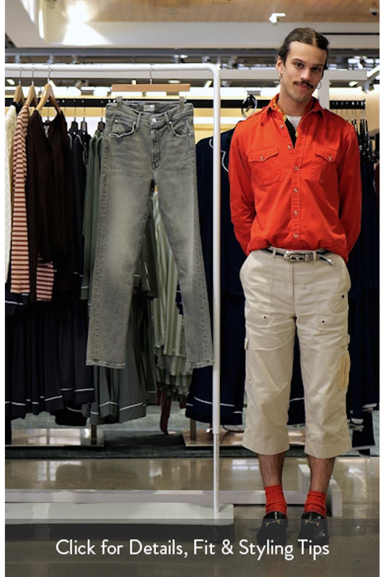 The Dazzler Mid Rise Ankle Slim Straight Leg Jeans video