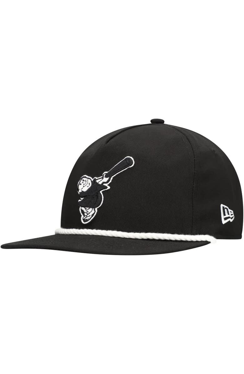 New Era Men's New Era Black San Diego Padres Golfer Snapback Hat, Main, color, 