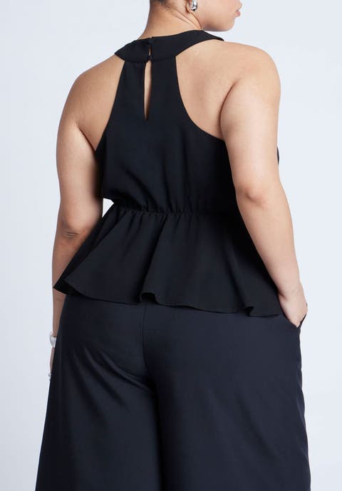 Halter Top With Peplum
