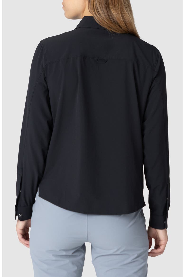 Astroman Long Sleeve Sun Shirt, Alternate, color, BLACK