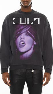 Cult of Individuality Graphic Fleece Sweatshirt