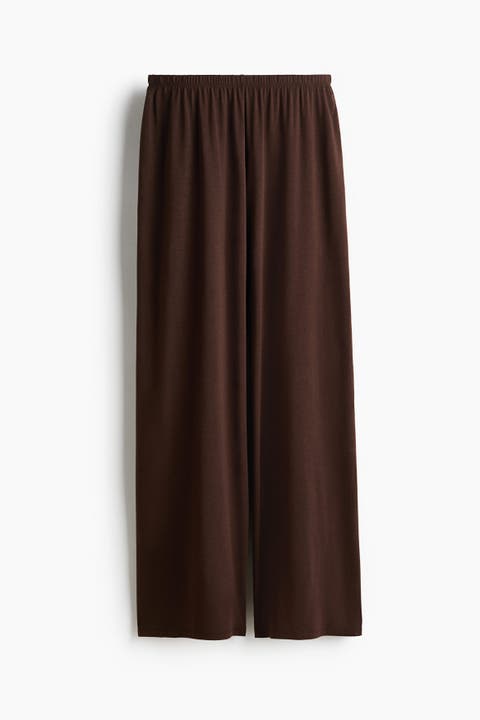 Relaxed Fit Wide Yoga Pants