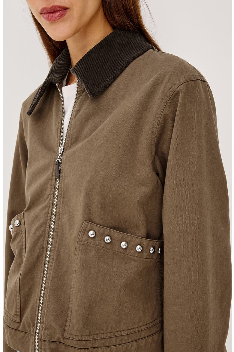 Redding Studded Utility Jacket, Alternate, color, BRONZE