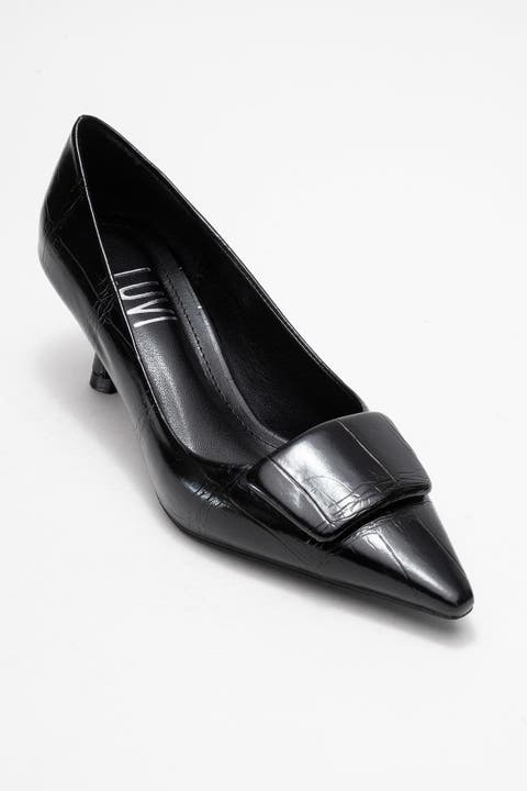 Marcia Buckle Pointed Toe Pump (Women)