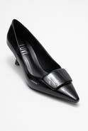 Prologue Shoes Marcia Buckle Pointed Toe Pump
