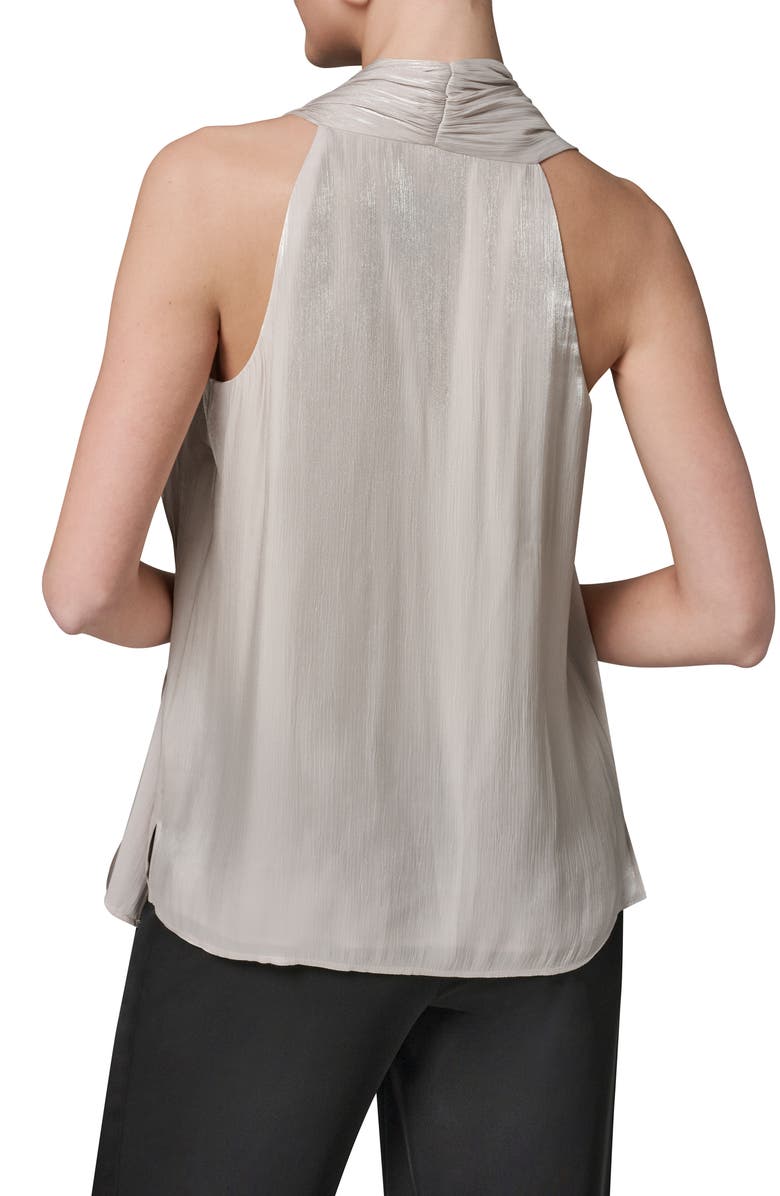 Donna Karan New York Asymmetric Sleeveless Top, Alternate, color, Tuscan Grey