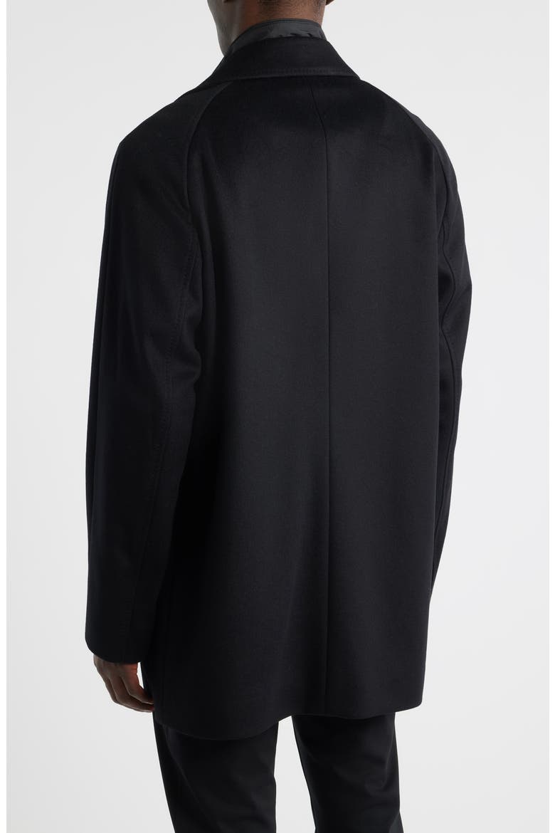 Clark Wool Blend Bib Jacket, Alternate, color, BLACK