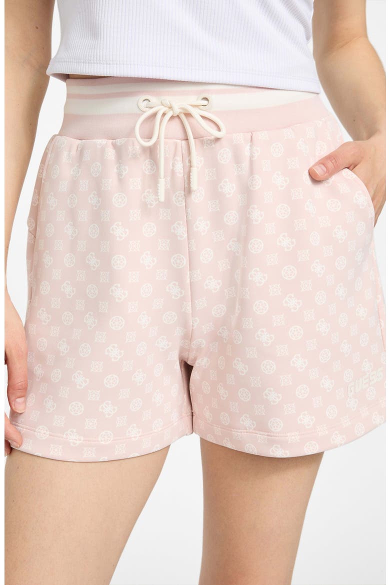 Aggie Tie Waist Shorts, Alternate, color, PINK