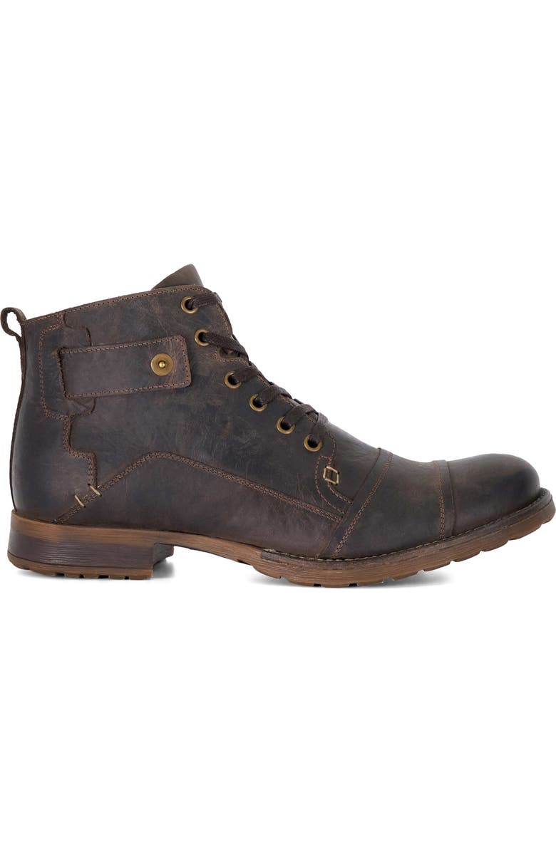 Dune London Simon Boot, Alternate, color, Dark Brown