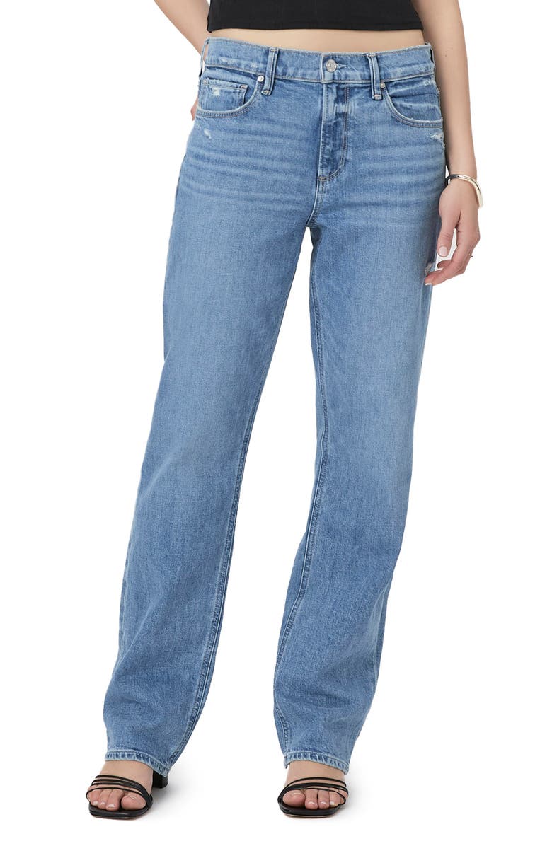 PAIGE Serena Relaxed Boyfriend Jeans, Alternate, color, Holy Grail Distressed