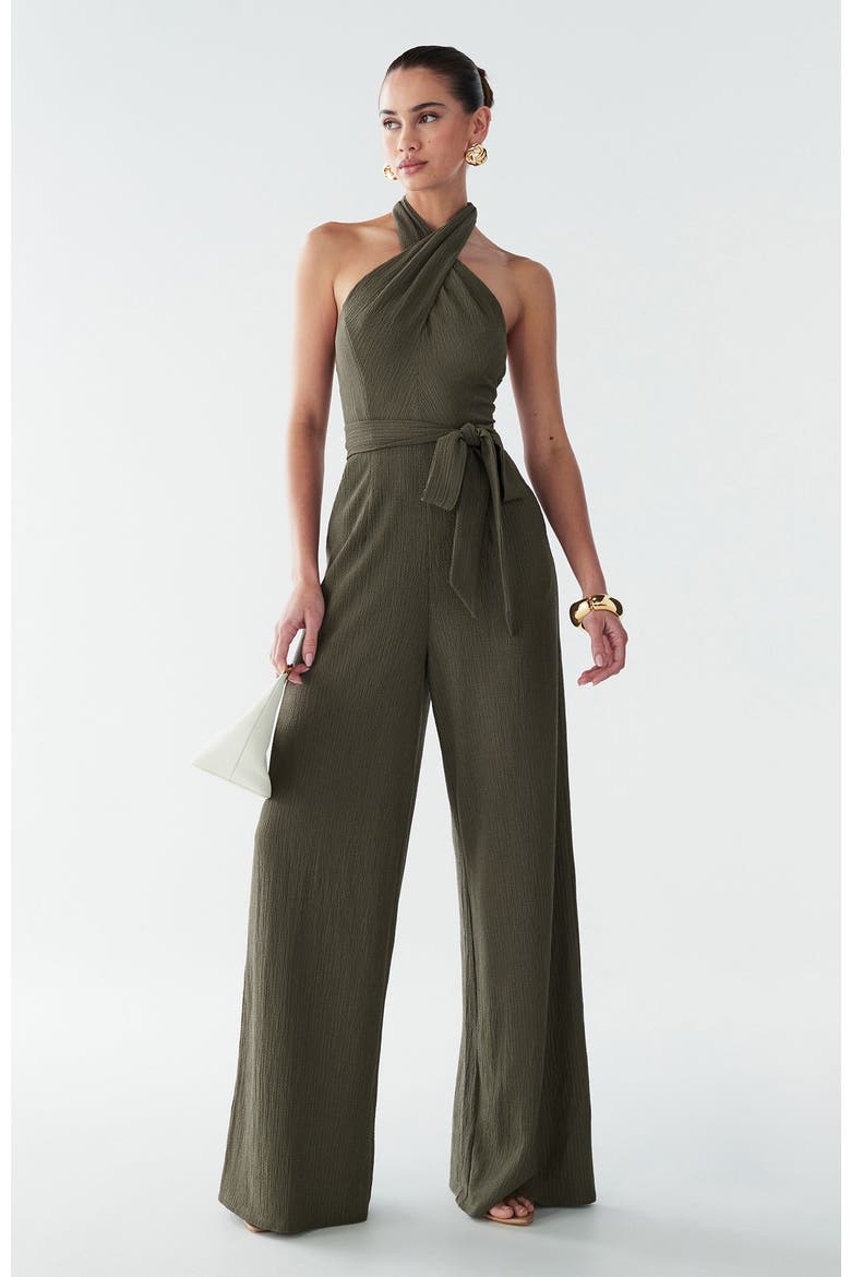 Amber Jumpsuit, Alternate, color, Dark Olive