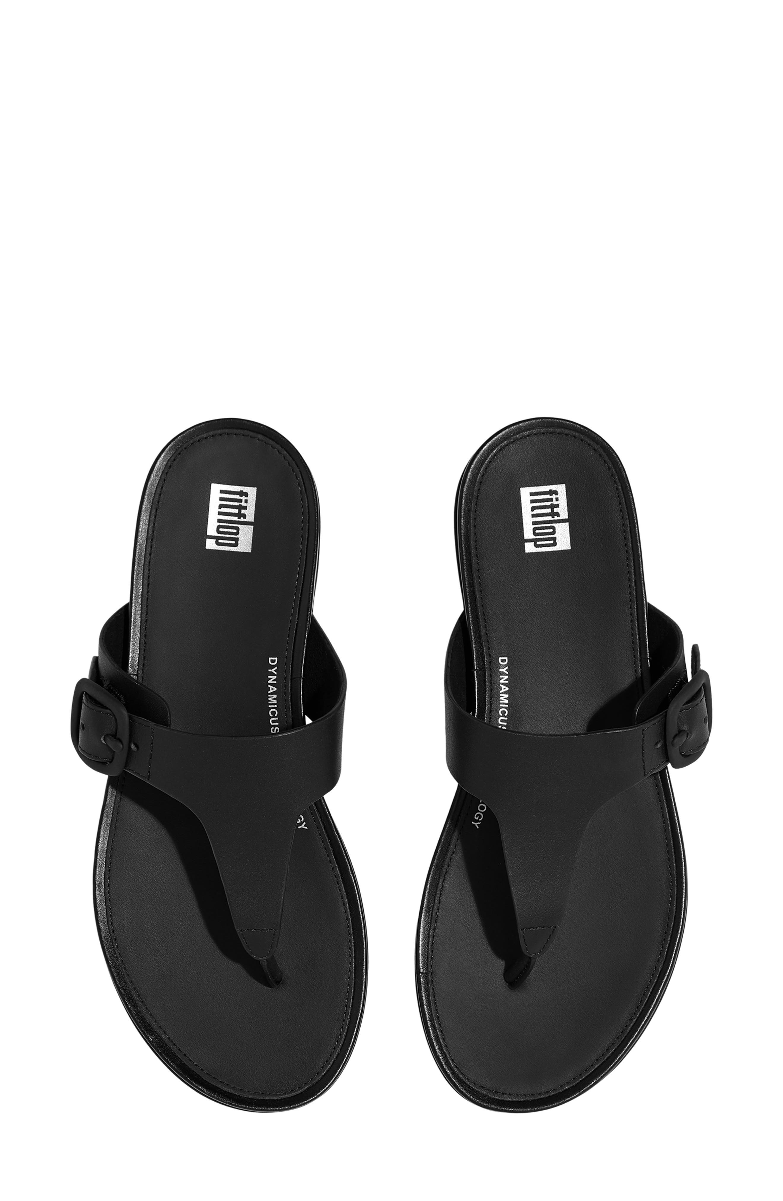 FitFlop Gracie Flip Flop, Alternate, color, All Black