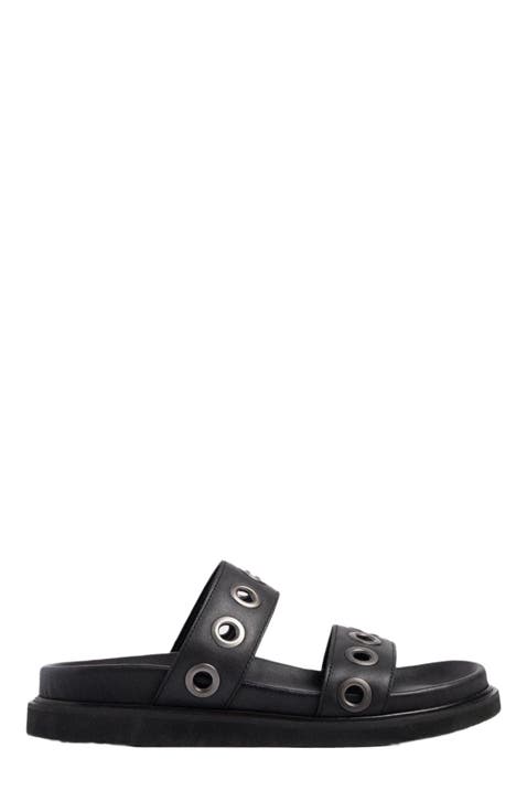 Madison Eyelet Slides