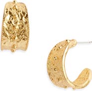 Karine Sultan Dots Hoop Earrings