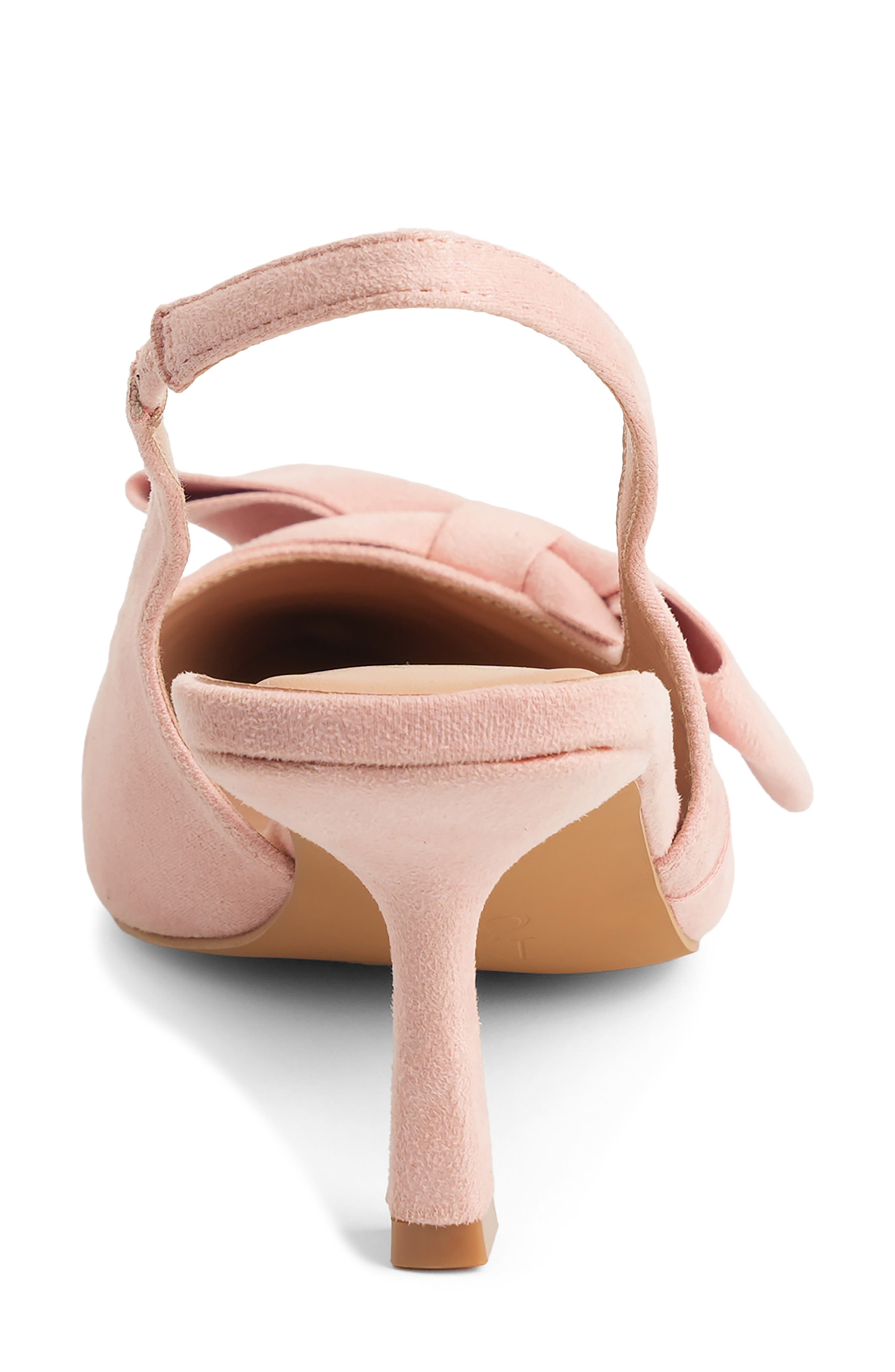 Cori Pointed Toe Slingback Pump, Alternate, color, PINK