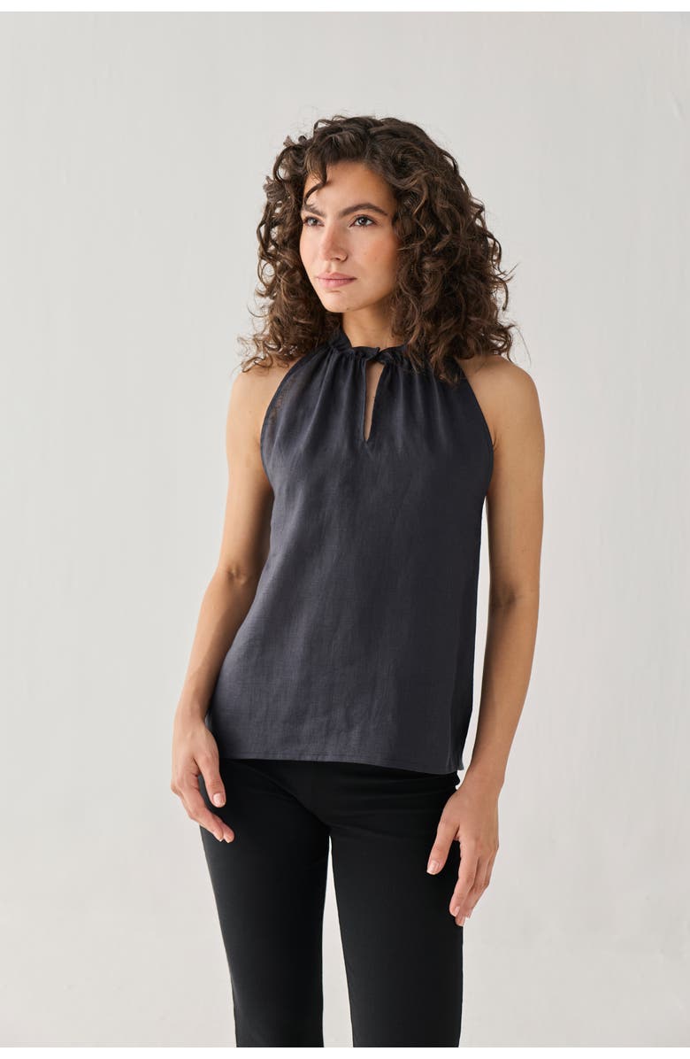 Reistor Halter Neck Top, Alternate, color, Black
