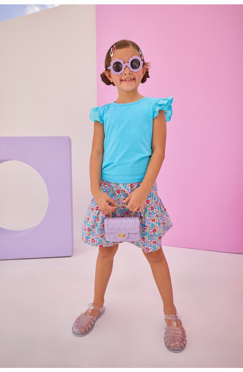 BISBY Kids' Floral Sadie Jumpsuit, Alternate, color, Lilac Primrose