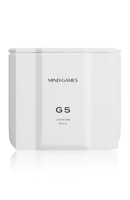Mind Games G5 White Knight Jasmine Milk Luxury Candle, 10 Oz. In No Color