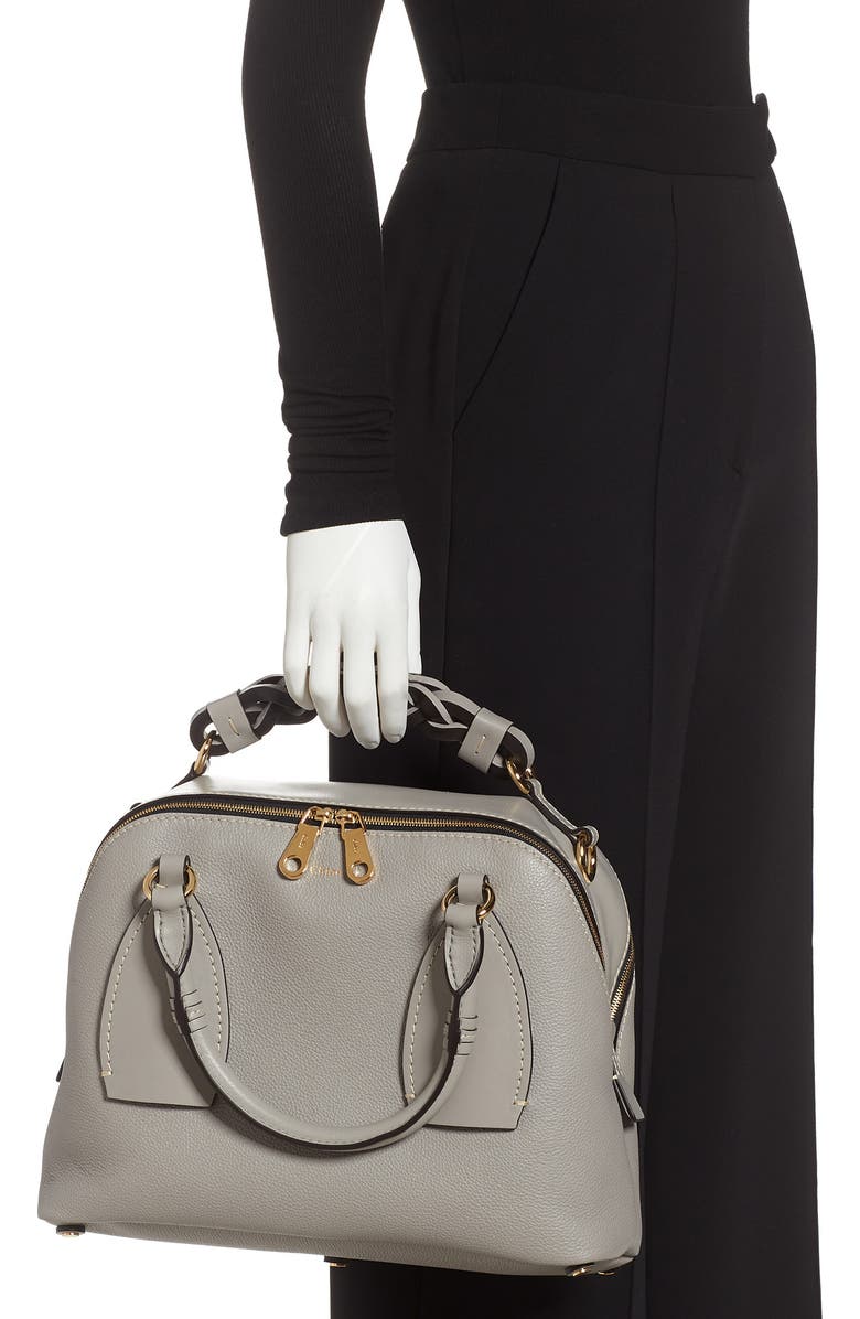 Chloé Medium Daria Leather Day Bag, Alternate, color,