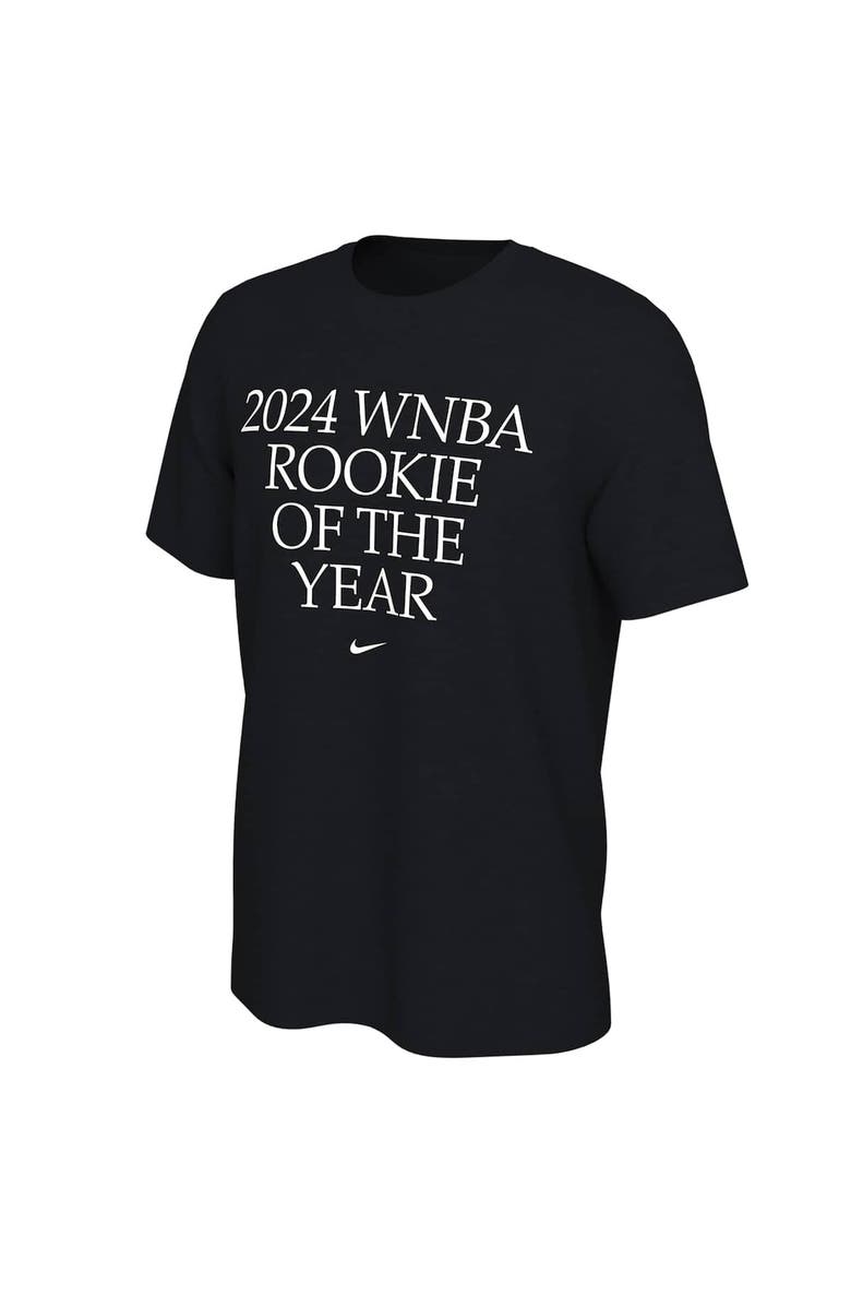 Nike Unisex Nike Caitlin Clark Black Indiana Fever 2024 WNBA Rookie of the Year T-Shirt, Alternate, color, Black
