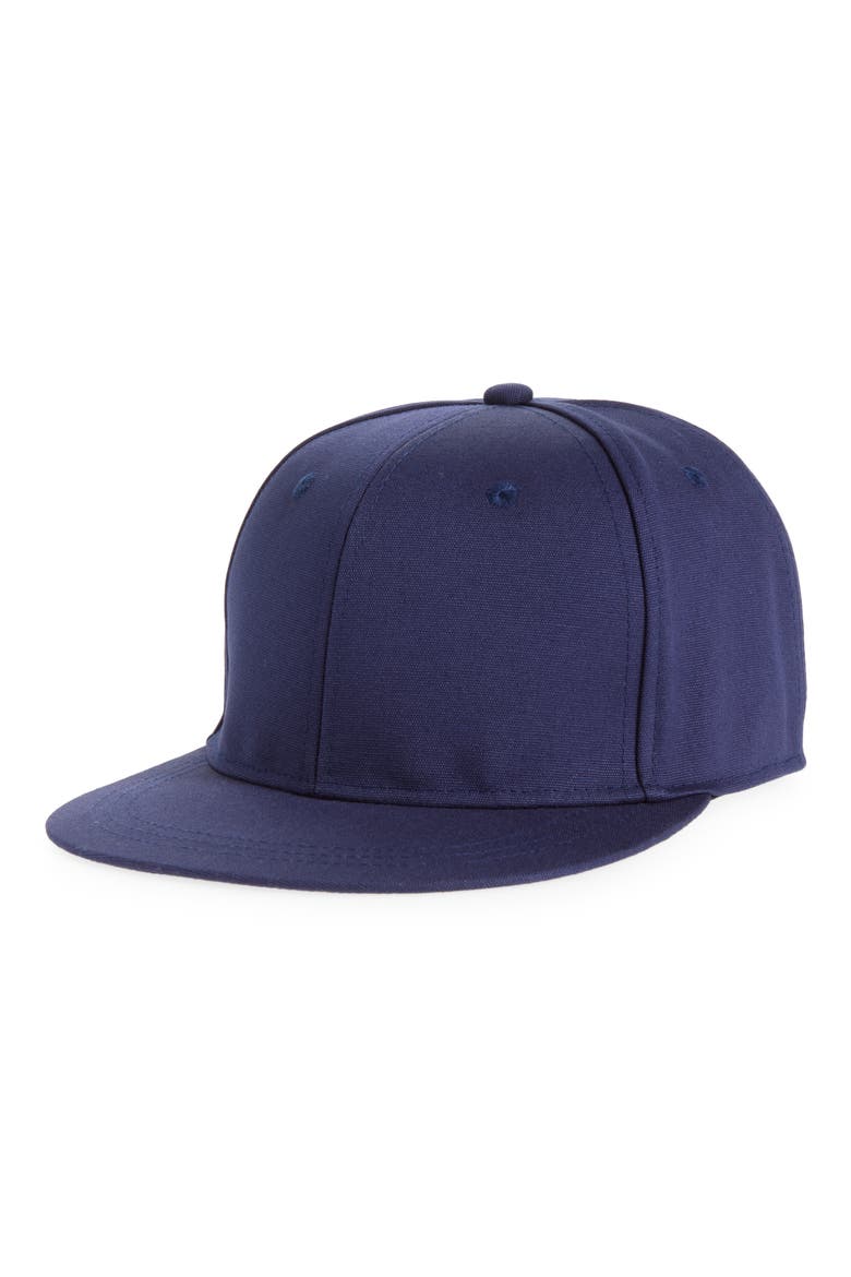 Flat Brim Hat, Main, color, NAVY