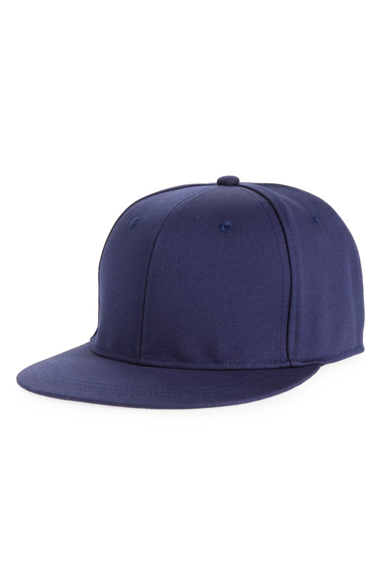 Open Edit Flat Brim Hat, Main, color, Navy