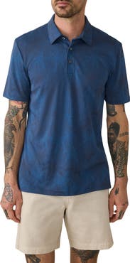 Faherty Movement Pima Cotton Blend Piqué Polo