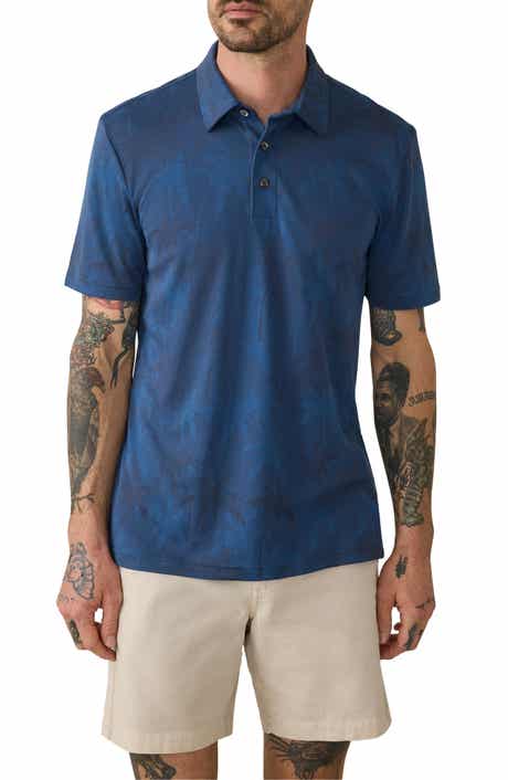 Faherty Movement Pima Cotton Blend Piqué Polo