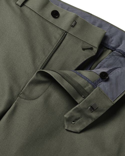 Charles Tyrwhitt Ultimate Non-iron Chinos In Green