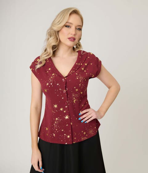 1960s Twill Sleeveless Blouse