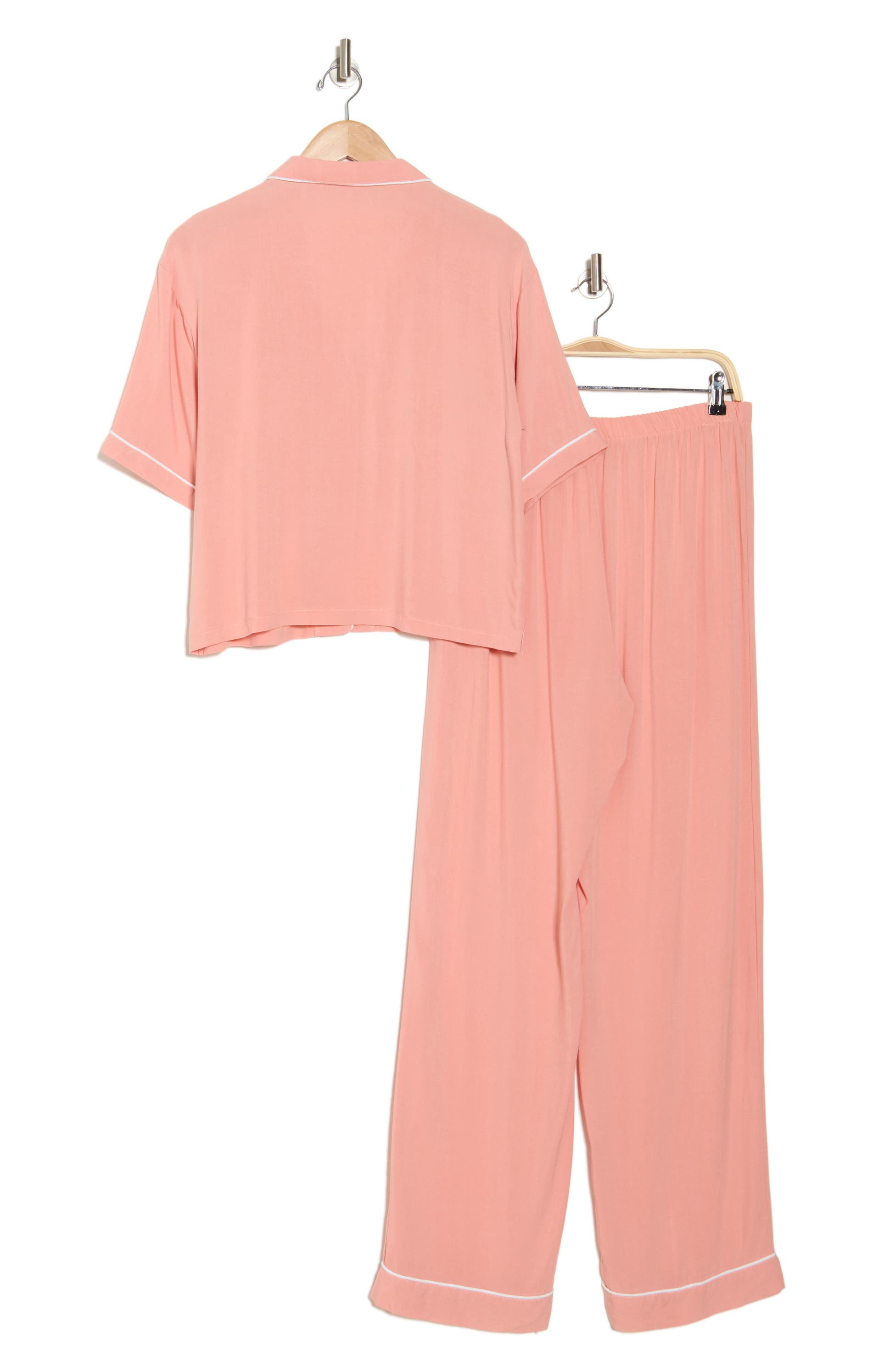 Ciana Challis Button-Up Top & Pants Pajamas