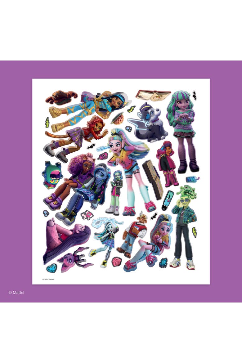 Panorama Sticker Book, Alternate, color, Multicolored