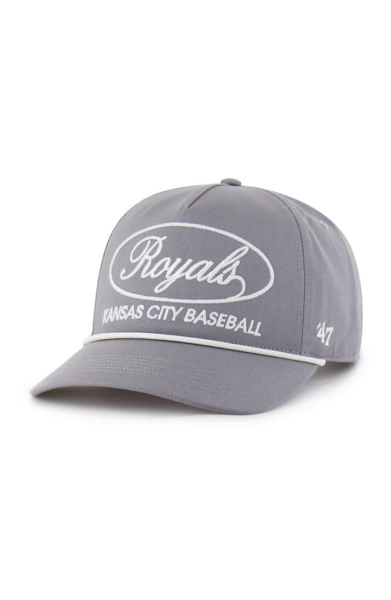 '47 Men's '47 Gray Kansas City Royals Foundational Hitch Adjustable Hat, Alternate, color, Gray