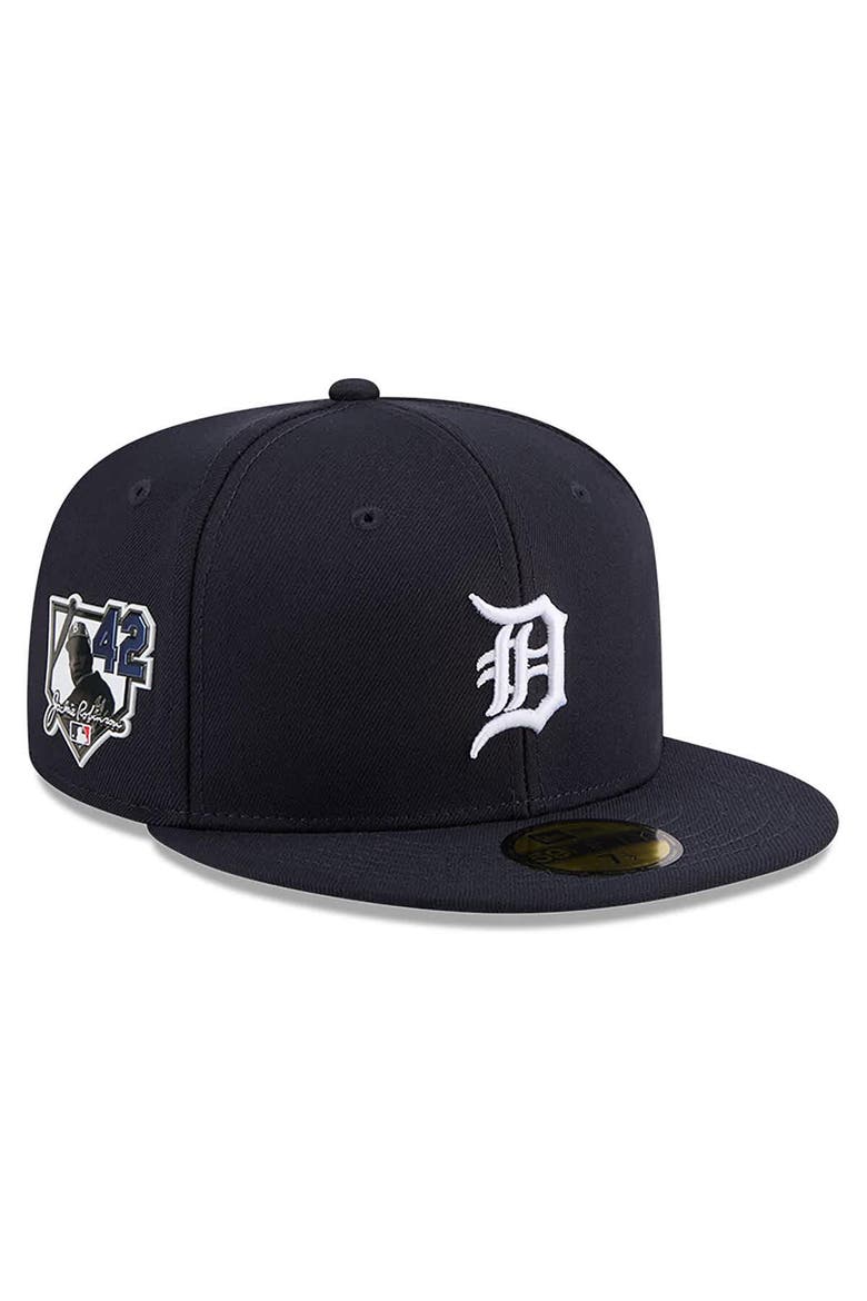Men's New Era Navy Detroit Tigers 2026 Jackie Robinson Day 59FIFTY Fitted Hat, Main, color, Navy
