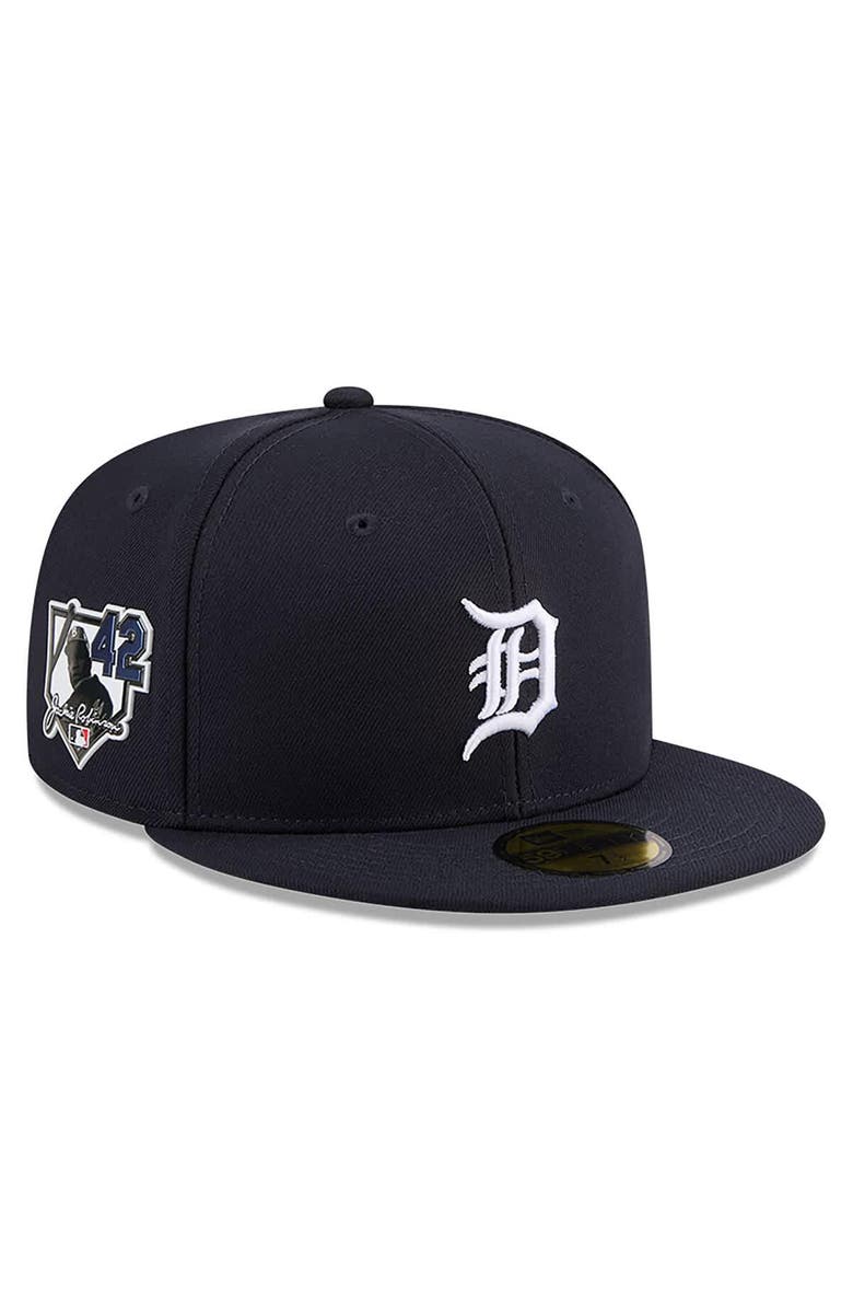 New Era Men's New Era Navy Detroit Tigers 2026 Jackie Robinson Day 59FIFTY Fitted Hat, Main, color, Navy
