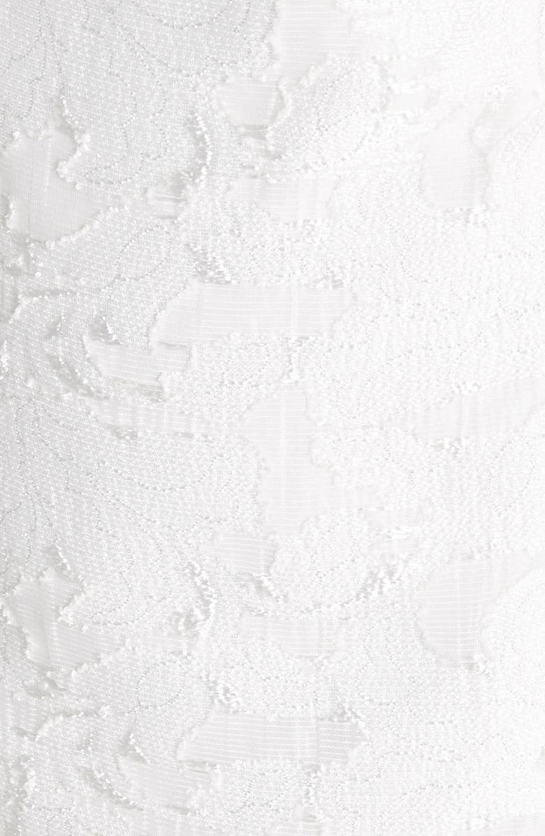 Self-Portrait Floral Fil Coupé Bustier Dress, Alternate, color, 