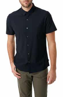 7 Diamonds American Me Slim Fit Short Sleeve Button-Up Performance Shirt