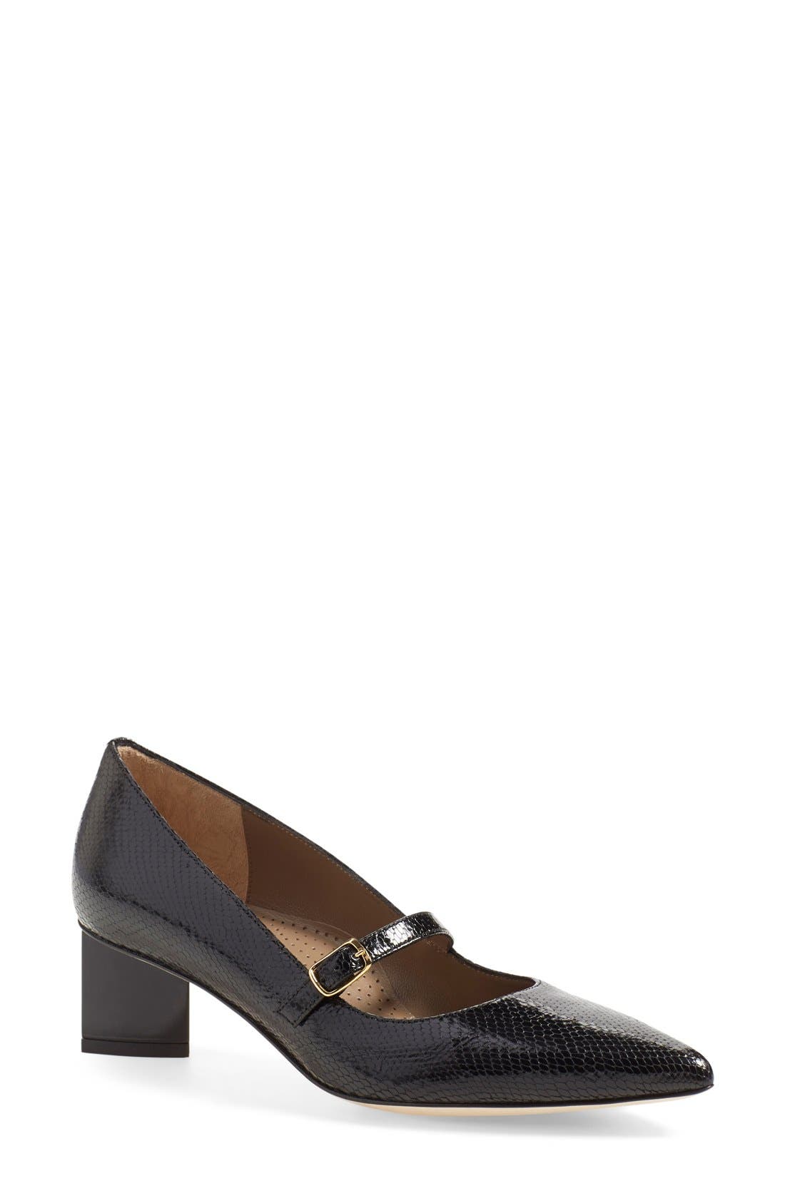 'Georgia' Pump, Main, color, BLACK