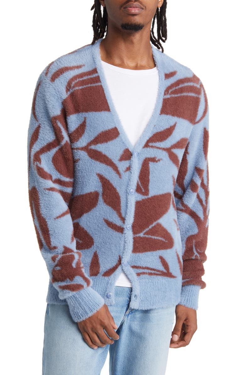 CONEY ISLAND PICNIC Avant Fuzzy Cardigan, Alternate, color, 