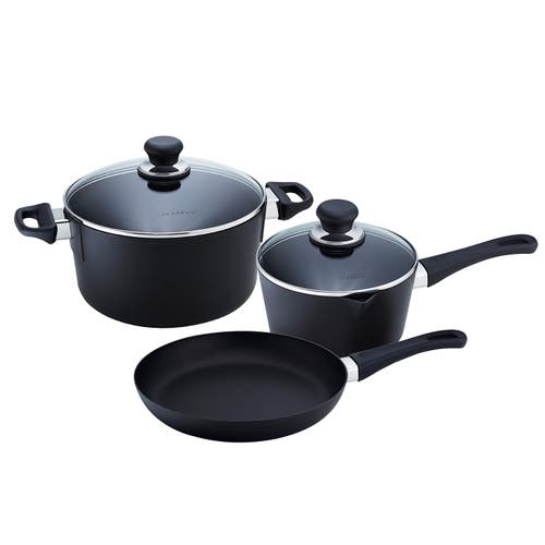 Scanpan Classic 5 Piece Nonstick Cookware Set In Black