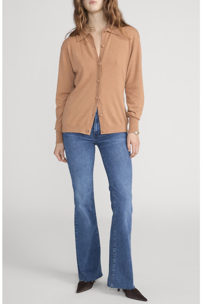 The Icon Raw Hem Flare Jeans, Alternate, color, EASE RAW AFTER