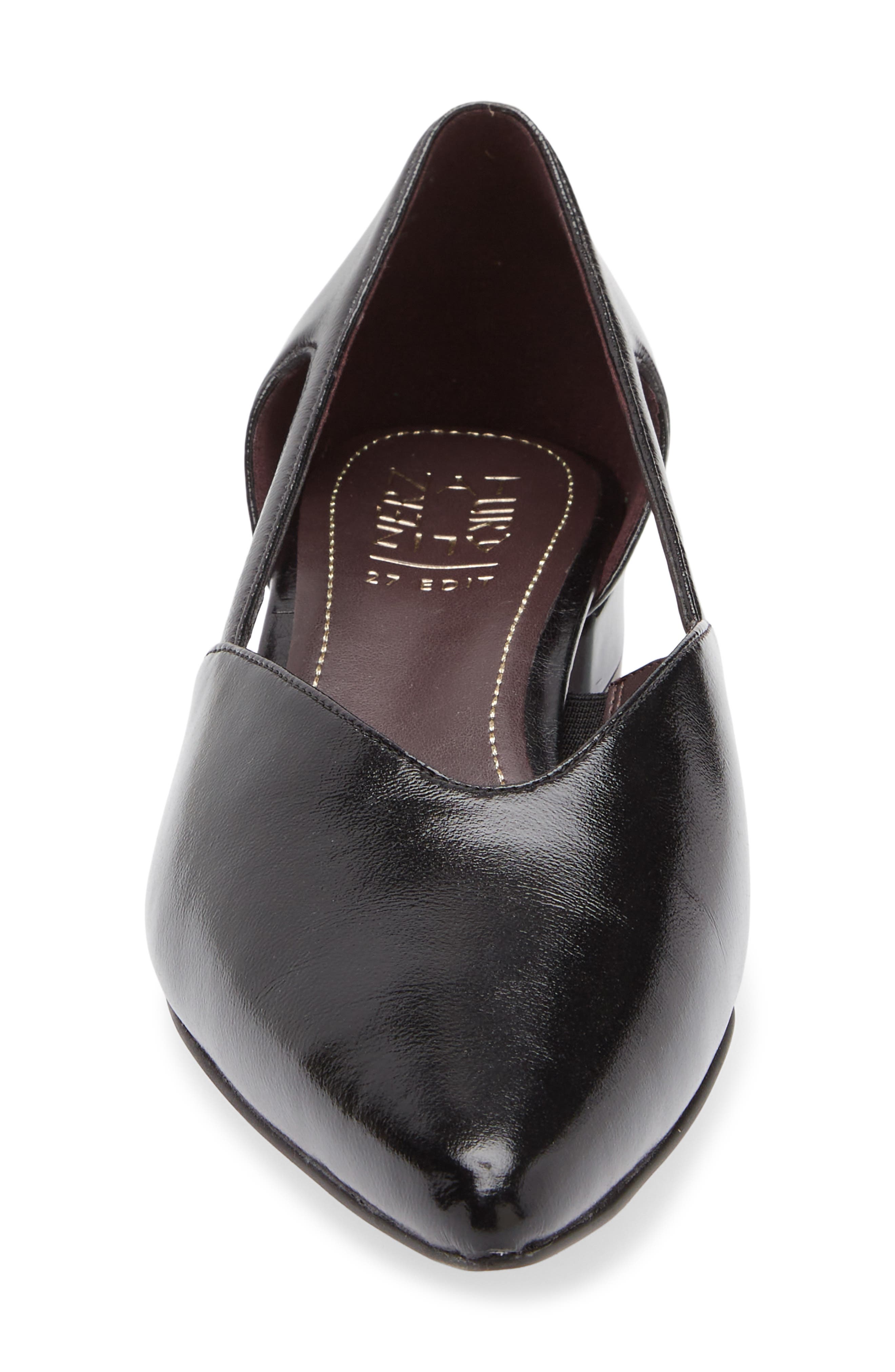 27 EDIT Naturalizer Sydney Pointed Toe Flat, Alternate, color, Black