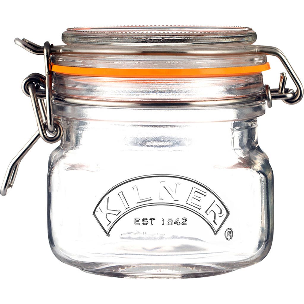 Kilner Square Clip Top Jar For Canning And Food Storage In Multi