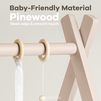 Wooden Baby Play Gym Set