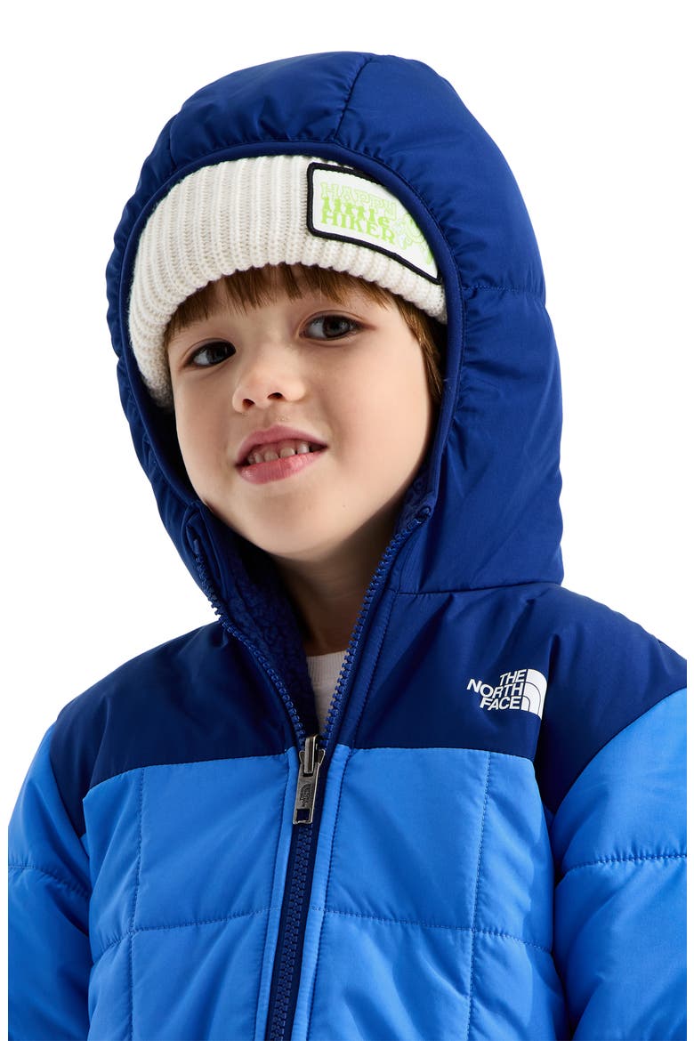 Kids' Shasta Reversible Hooded Jacket, Alternate, color, ACTIVE BLUE/ BOLD BLUE