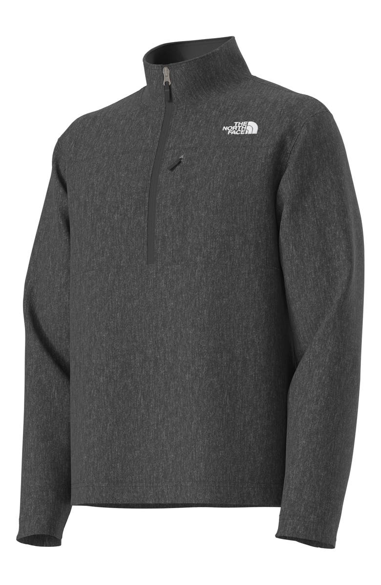 The North Face Gordon Lyons Half Zip Fleece Pullover, Alternate, color, Tnf Black Heather