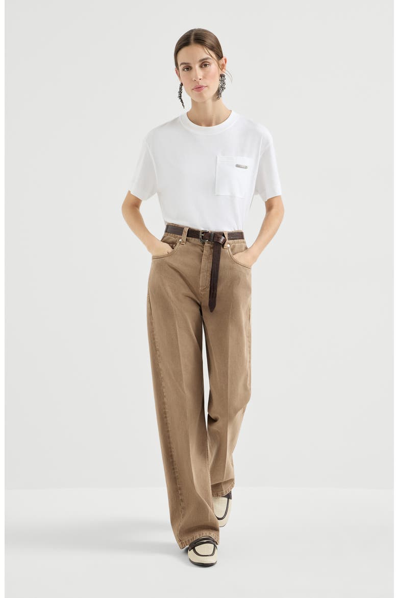 Contemporary Loose trousers, Alternate, color, Light Brown