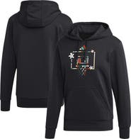 adidas Men's adidas Black Miami Hurricanes Honoring Black Excellence Pullover Hoodie