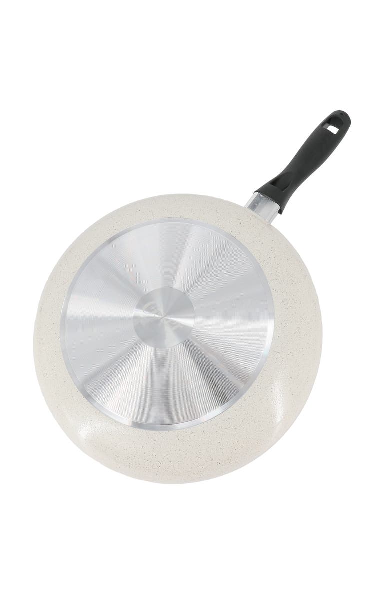 OSTER Clairborne 12 Inch Round Nonstick Aluminum Frying Pan, Alternate, color, White