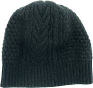 Portolano Cable Knit Cashmere Beanie